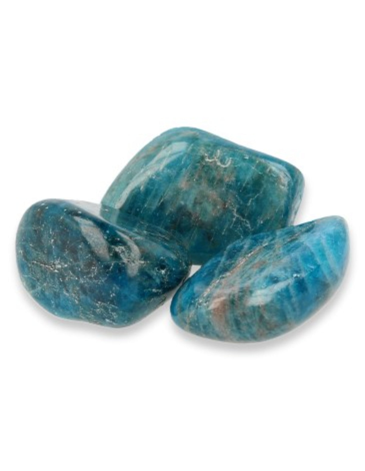 Apatit trumlade stenar, 20 till 40 mm, 50 g (ca 2 till 3 st)