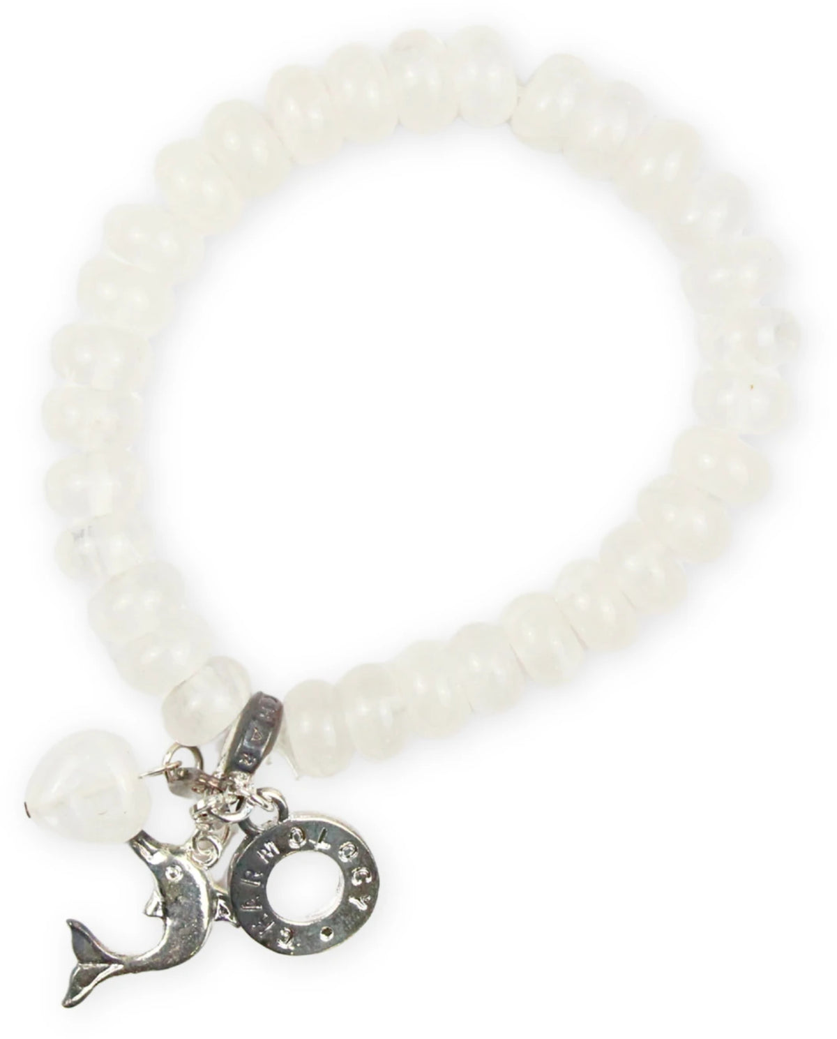 Bergkristall armband med berlocker
