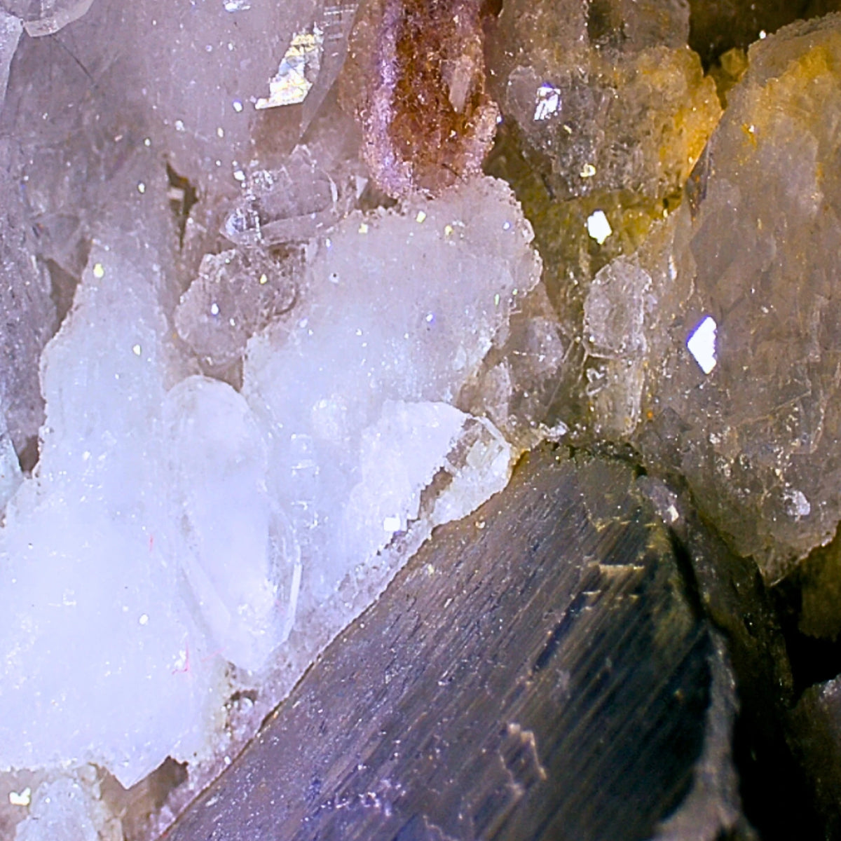 Arsenopyrit med kvarts, rå, Kina, 14 x 3,5 x 9,8 cm, nr 81