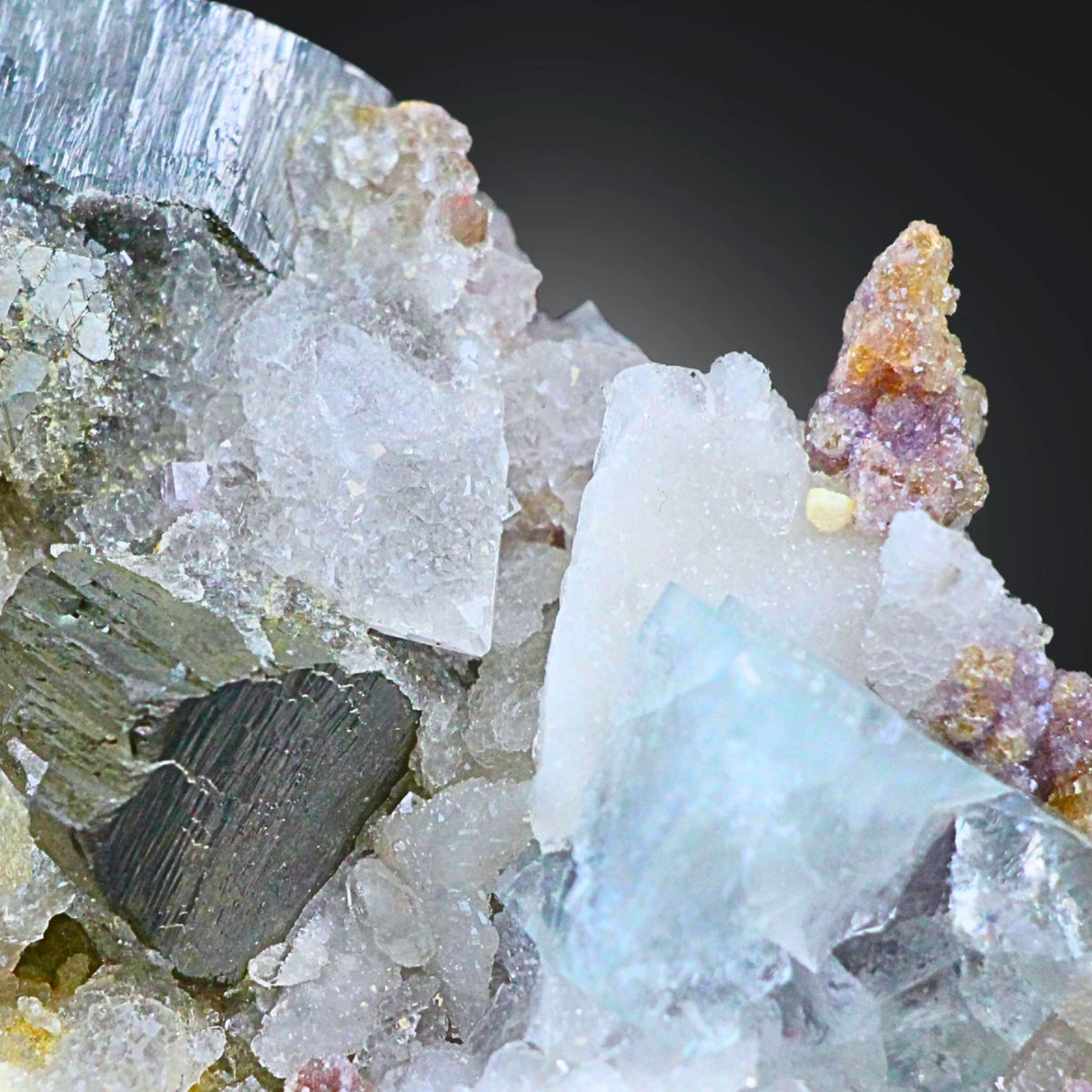 Arsenopyrit med kvarts, rå, Kina, 14 x 3,5 x 9,8 cm, nr 81