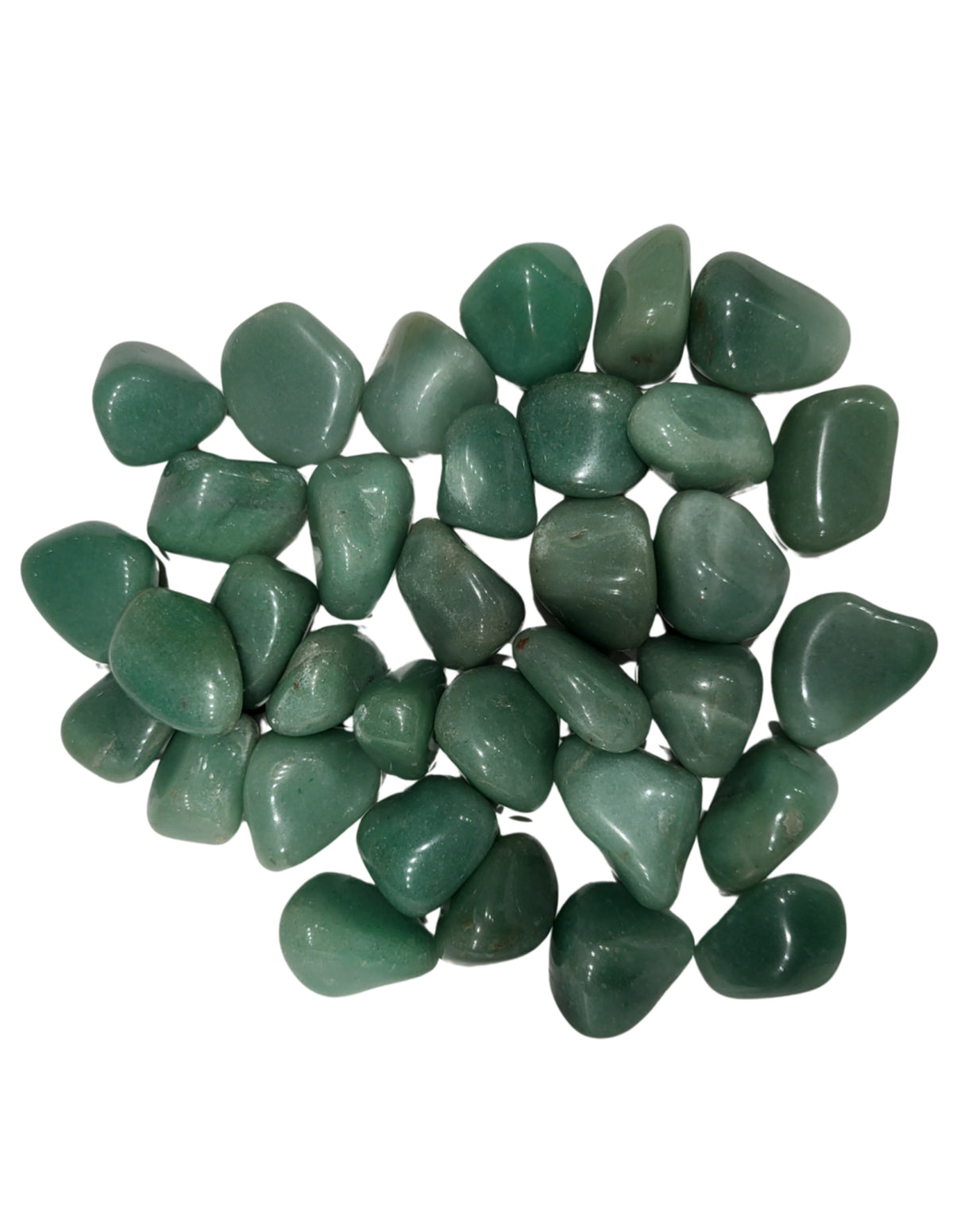 Aventurin trumlade stenar, grön, 2 till 4 cm, 500 g
