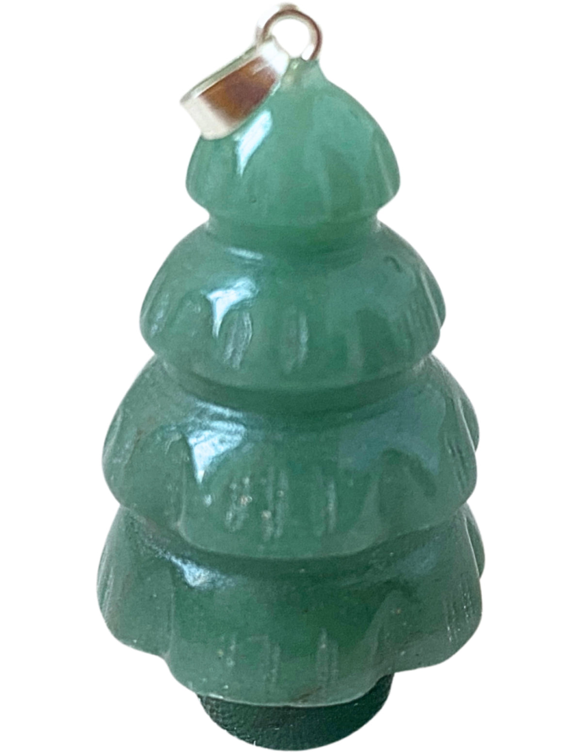 Aventurin julgranshänge, grönt, 4 cm (20 g)