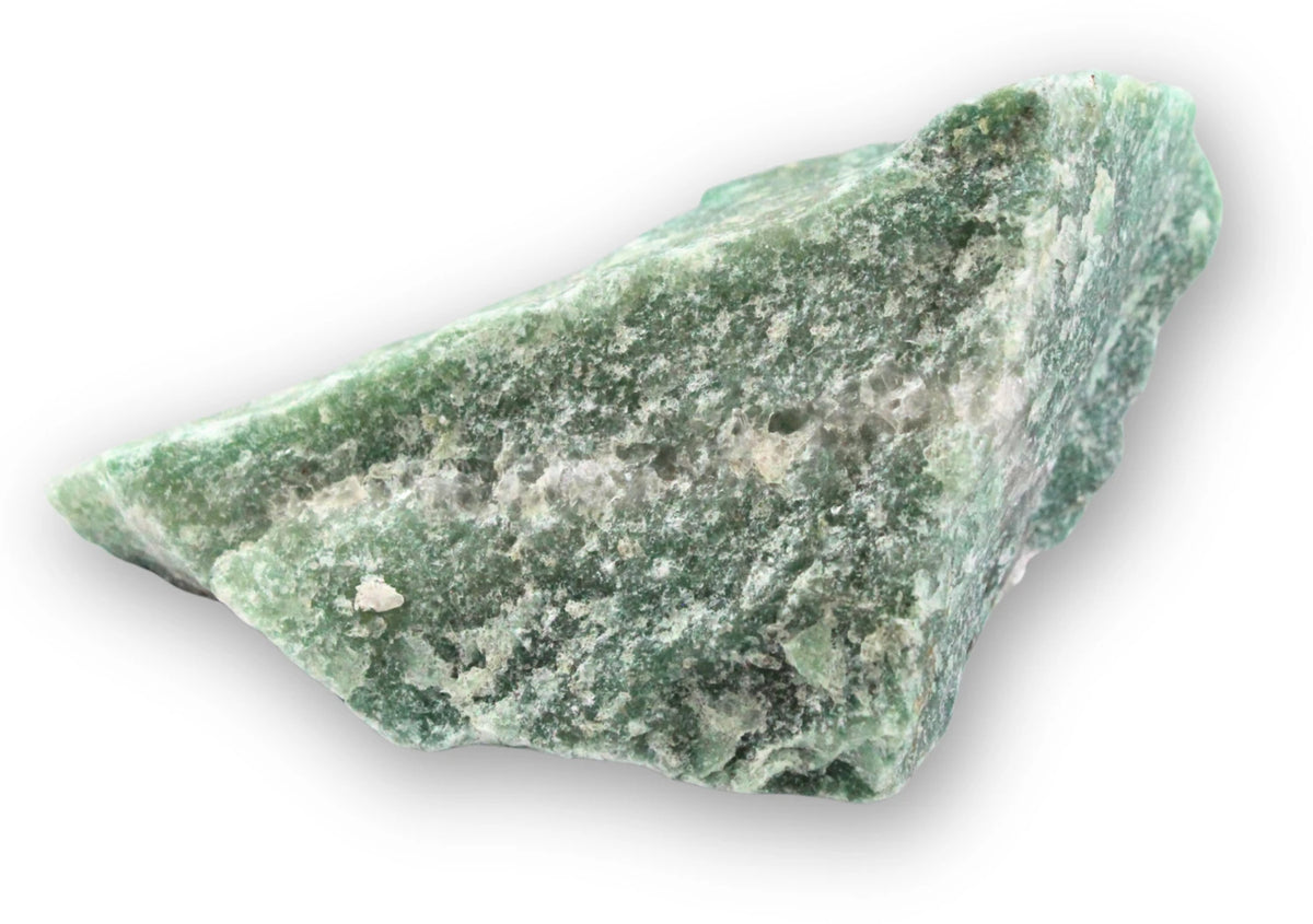 Aventurin grön rå sten, Brasilien, 15,2 cm, nr 07