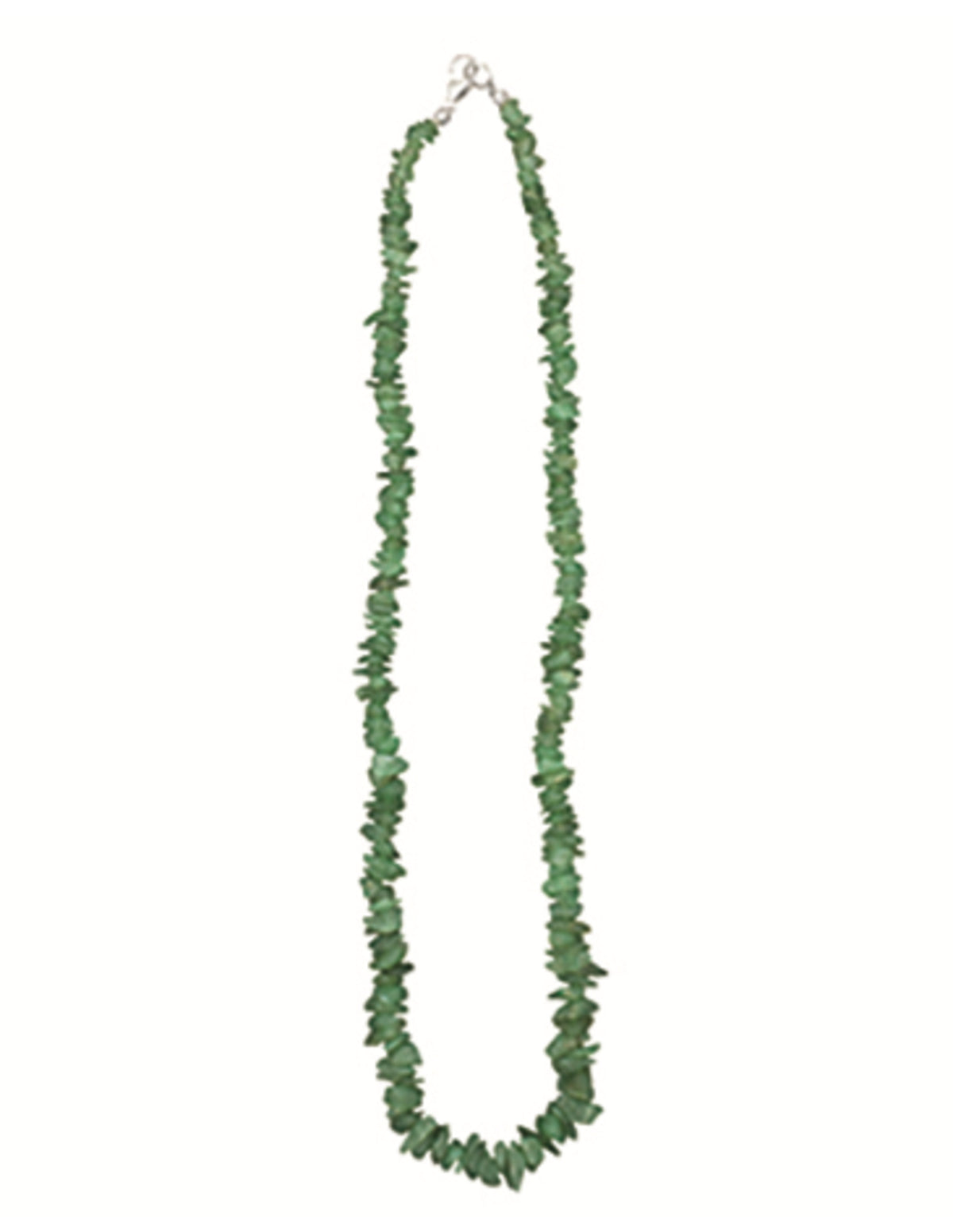 Grön aventurin halsband med splitstenar