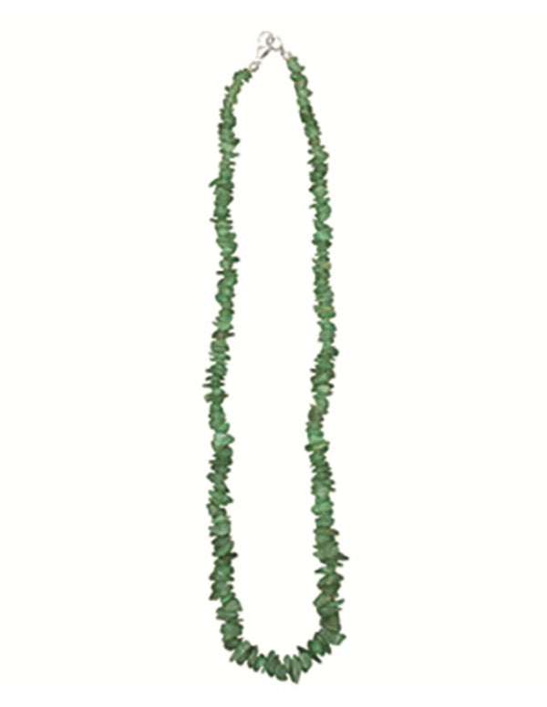 Grön aventurin halsband med splitstenar