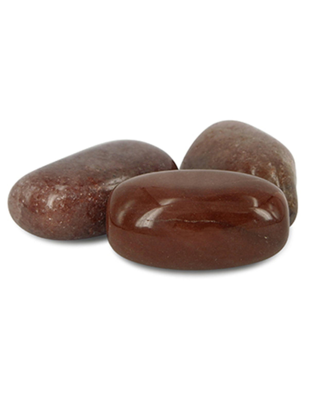 Aventurin trumlade stenar, röd, 500 g