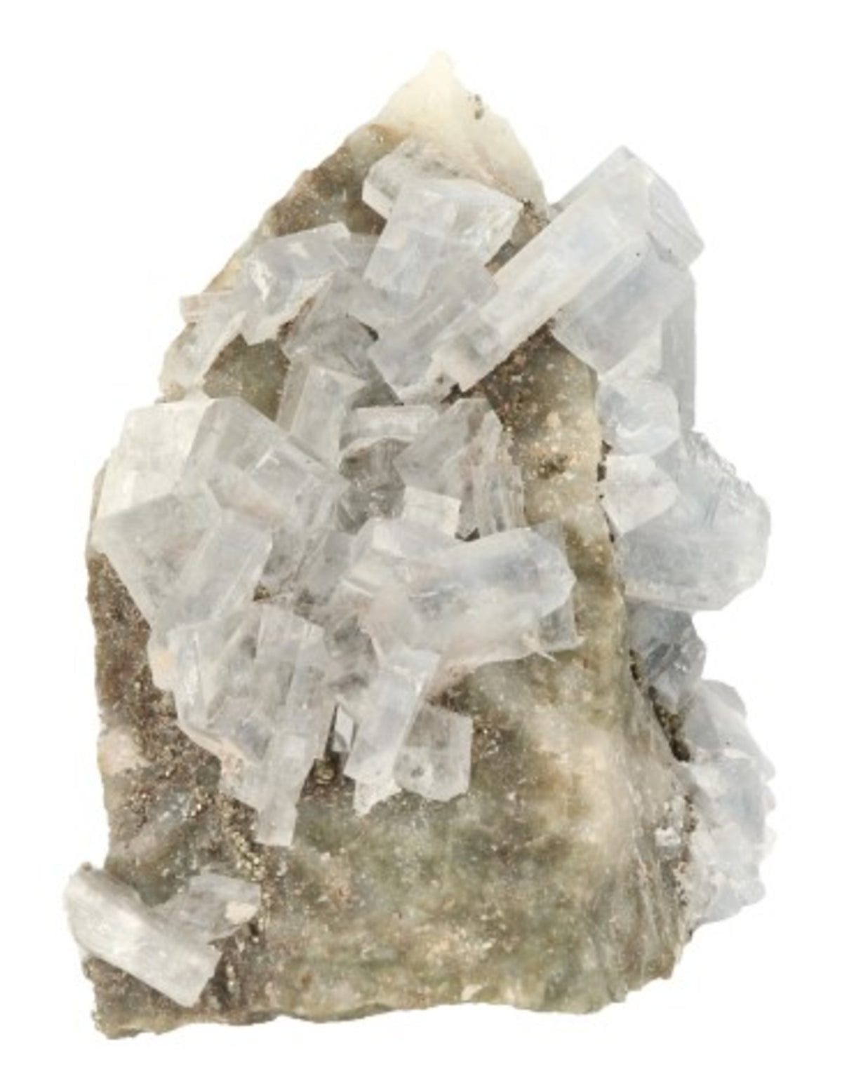 Baryt blå med pyrit, rå AA-kvalitet, Rumänien, 185 g, nr 1116