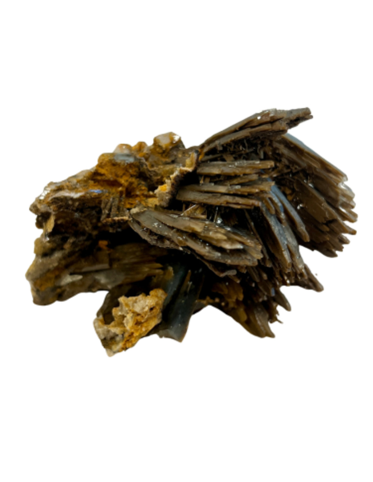 Baryt blå och honung, rå, A-kvalitet, Marocko, 256 g, nr 05