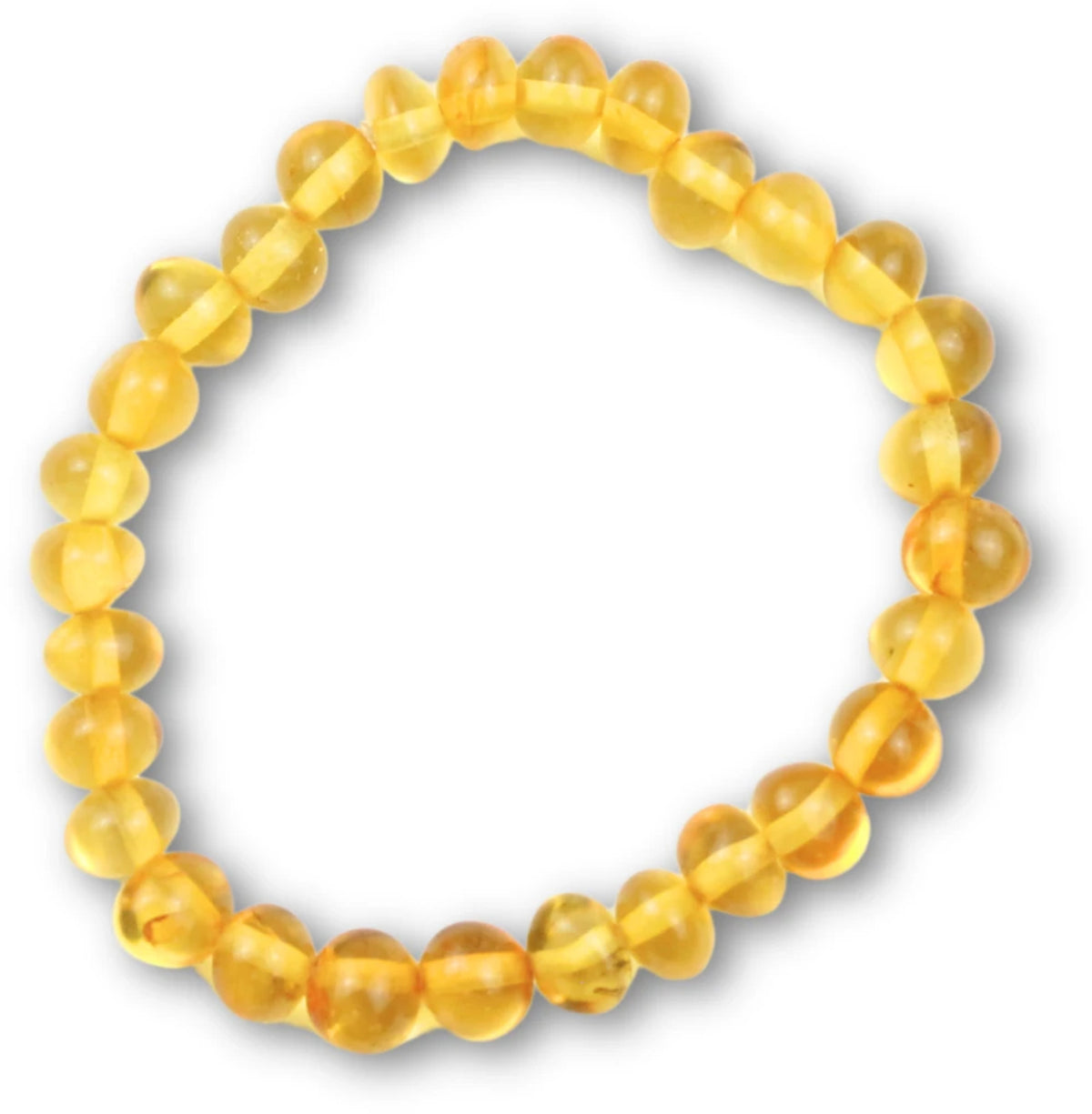 Bärnsten armband för barn, gult