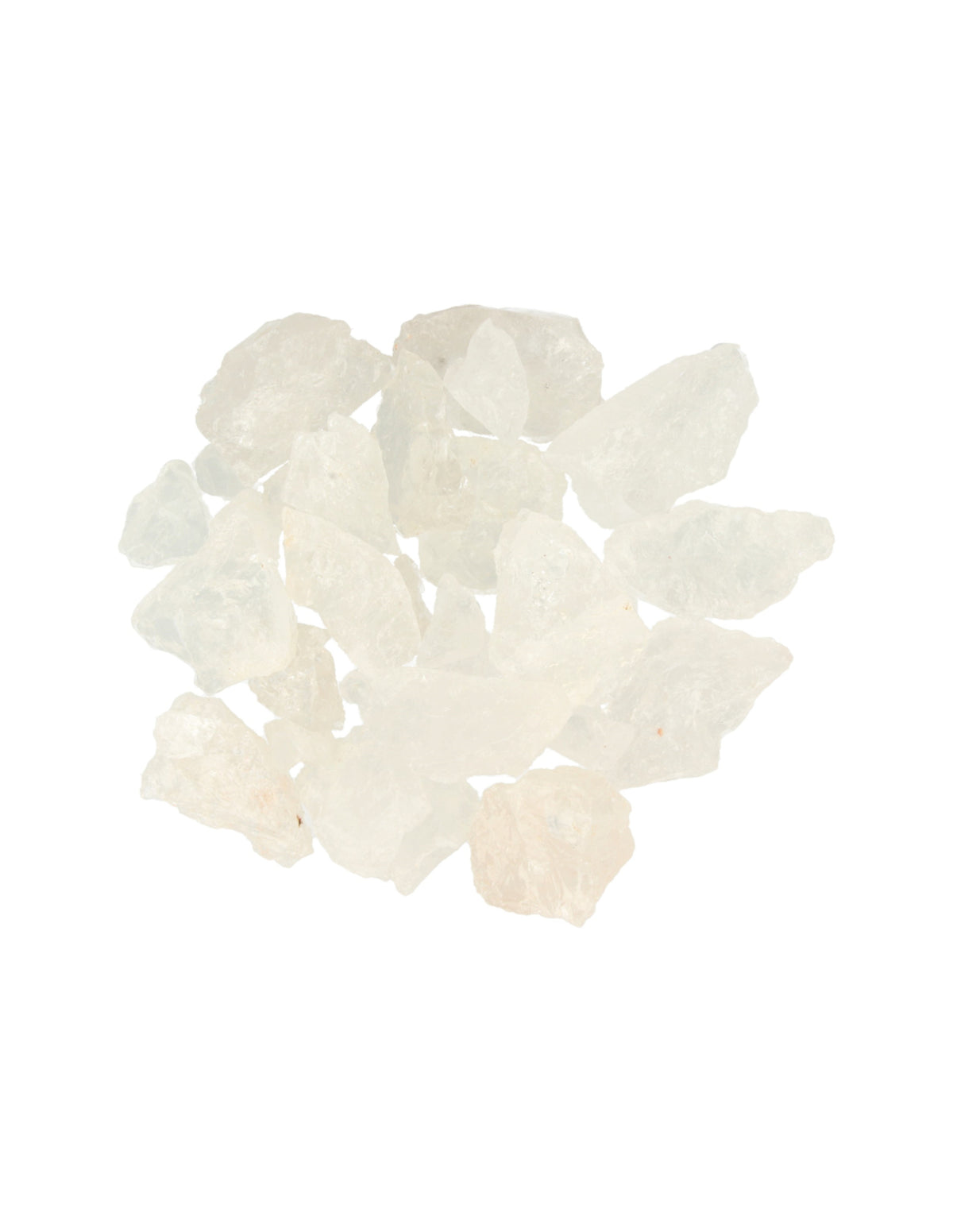 Bergkristall råa stenar, A-kvalitet, bitar 3 till 5 cm, 250 g