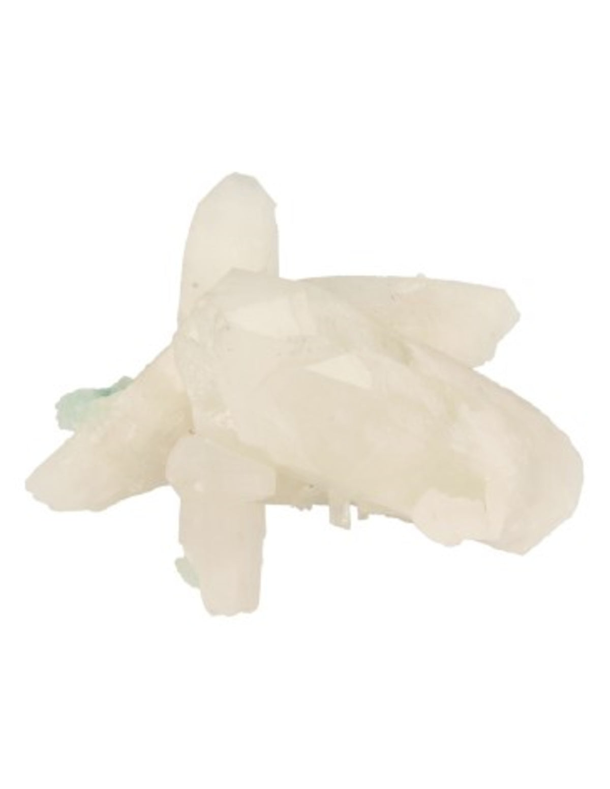 Bergkristall kluster med fluorit, 13 x 12 x 10 cm, nr 981