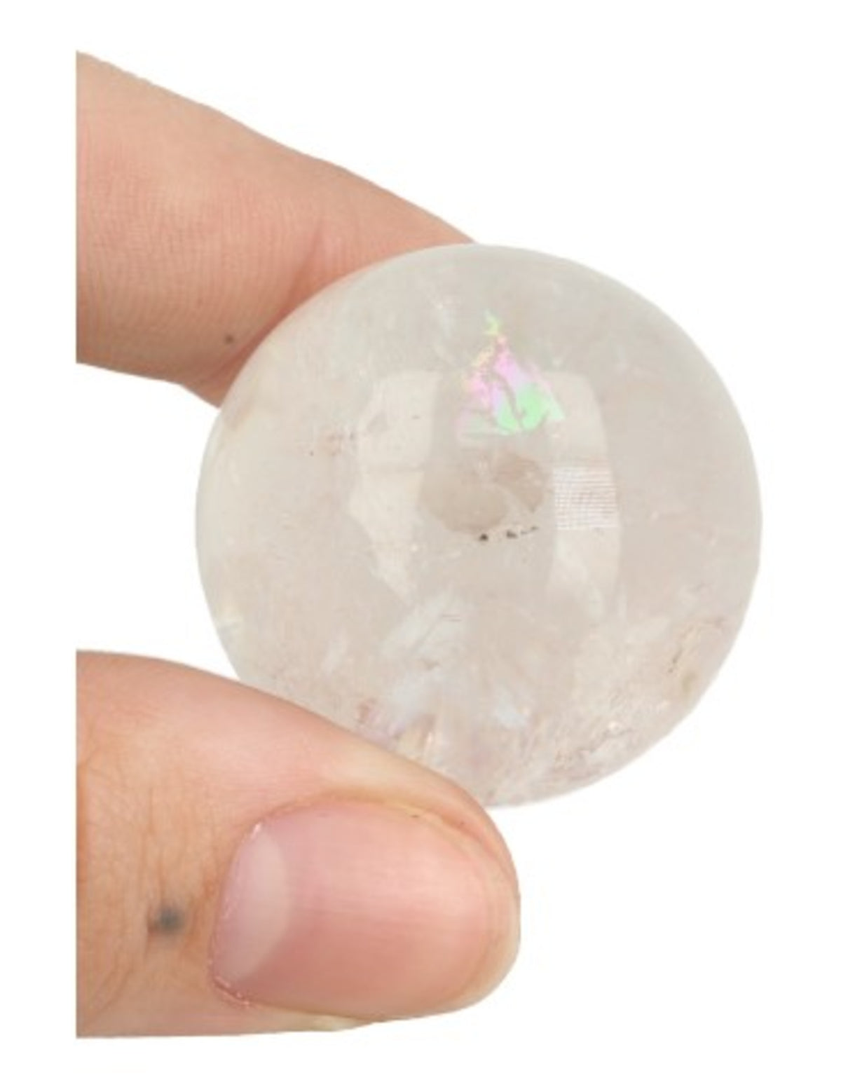 Bergkristall kula, 30 mm, ca 35 g