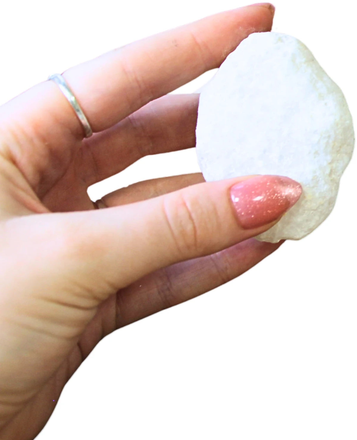 Bergkristall geod, liten och stängd, 4 till 6 cm, 60 till 80 g