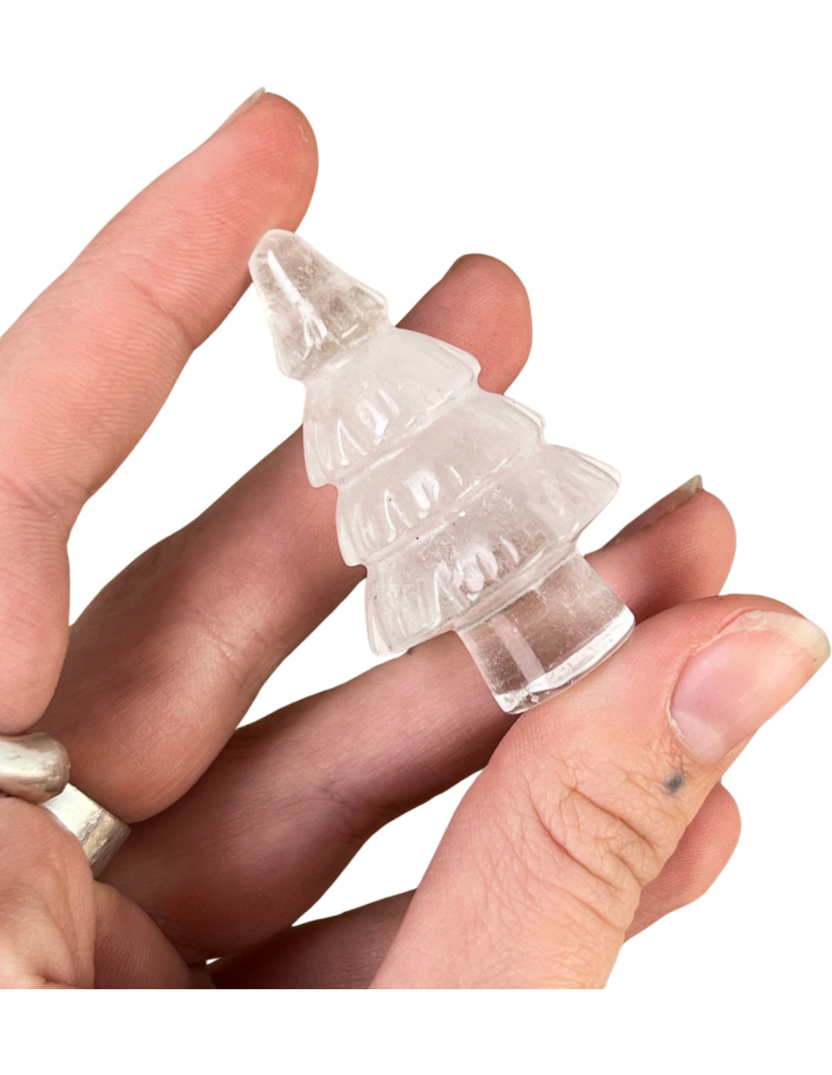 Bergkristall julgran, 5 cm, 3 g