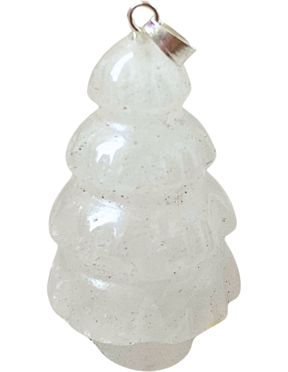 Bergkristall julgranshänge, 4 cm (20 g)