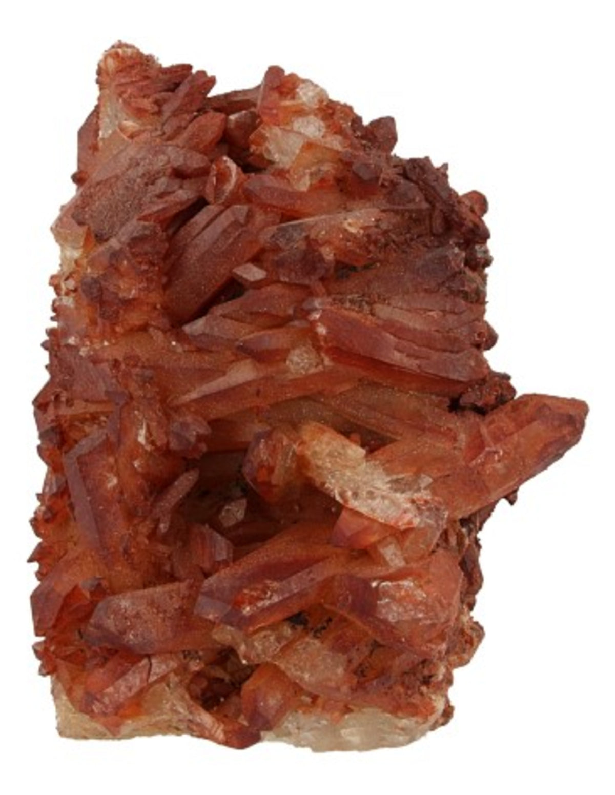 Bergkristall röd, rå, 14 x 8 x 10 cm, 1,03 kg, nr 2