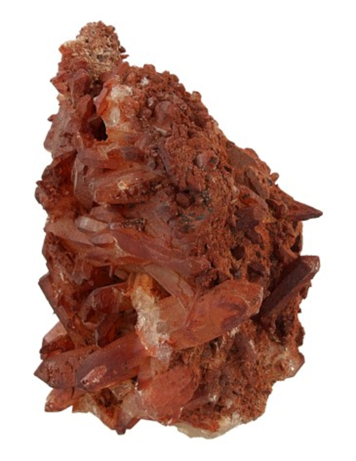 Bergkristall röd, rå, 14 x 8 x 10 cm, 1,03 kg, nr 2