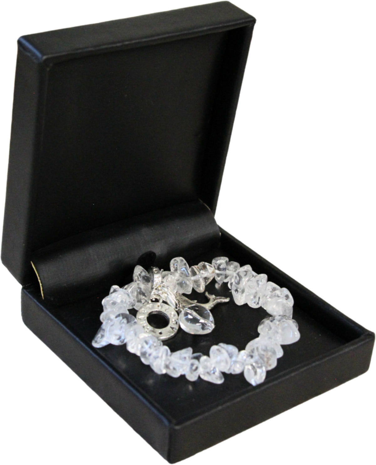 Bergkristall armband, Ruby Mania nr 2, nuggets