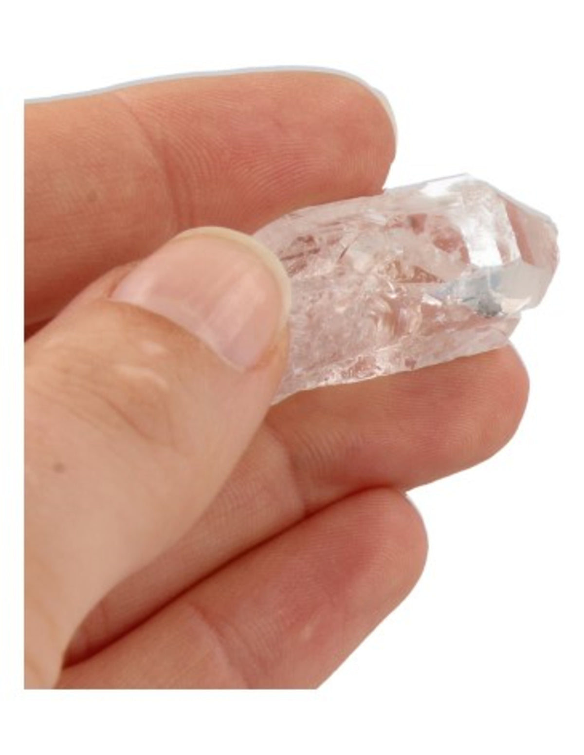 Bergkristall råa spetsar, A-kvalitet, 3 till 5 cm, per kg