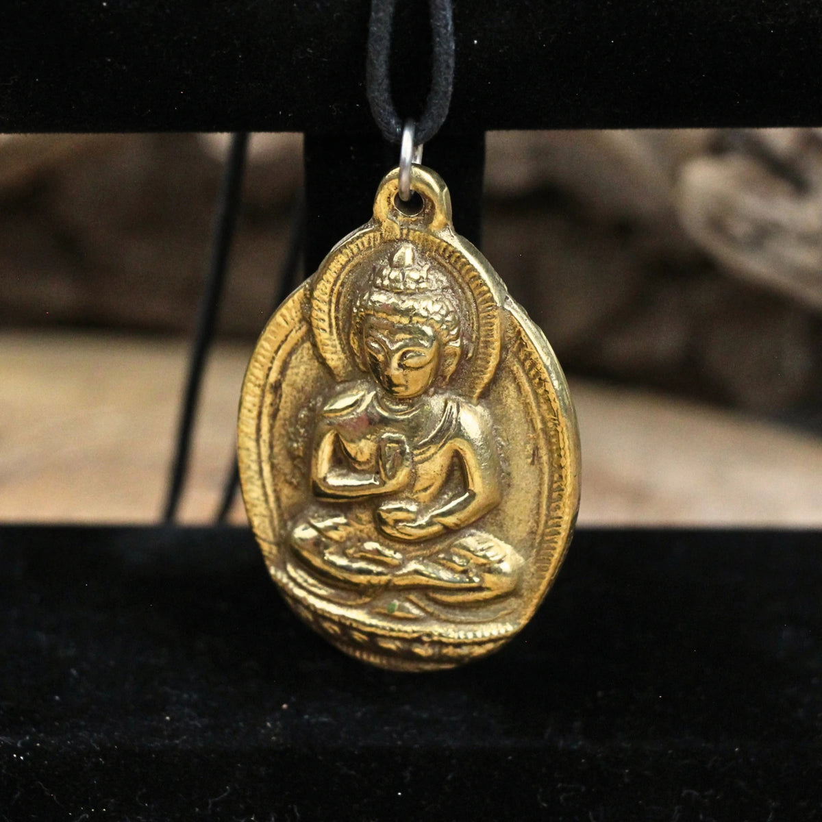 Buddha hänge, dekorativt, 5,7 x 3,7 cm, N1