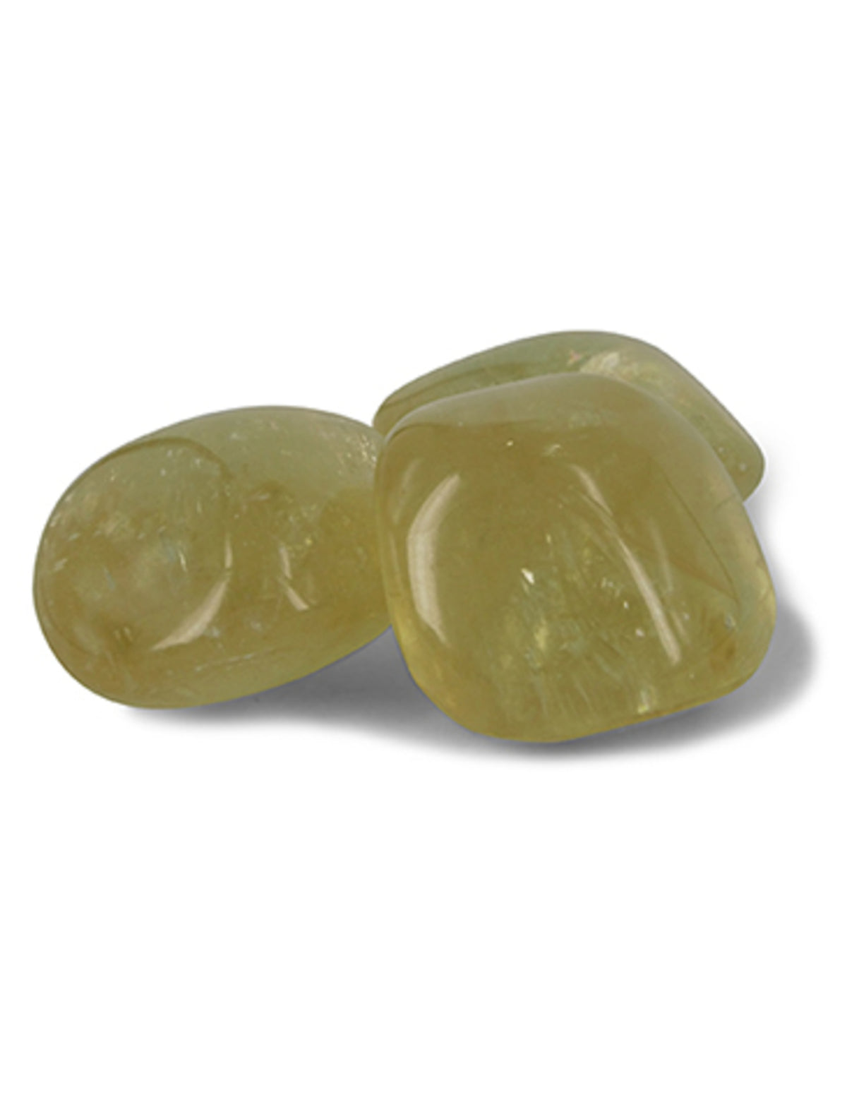 Citronkalcit trumlade stenar, gul, 100 g