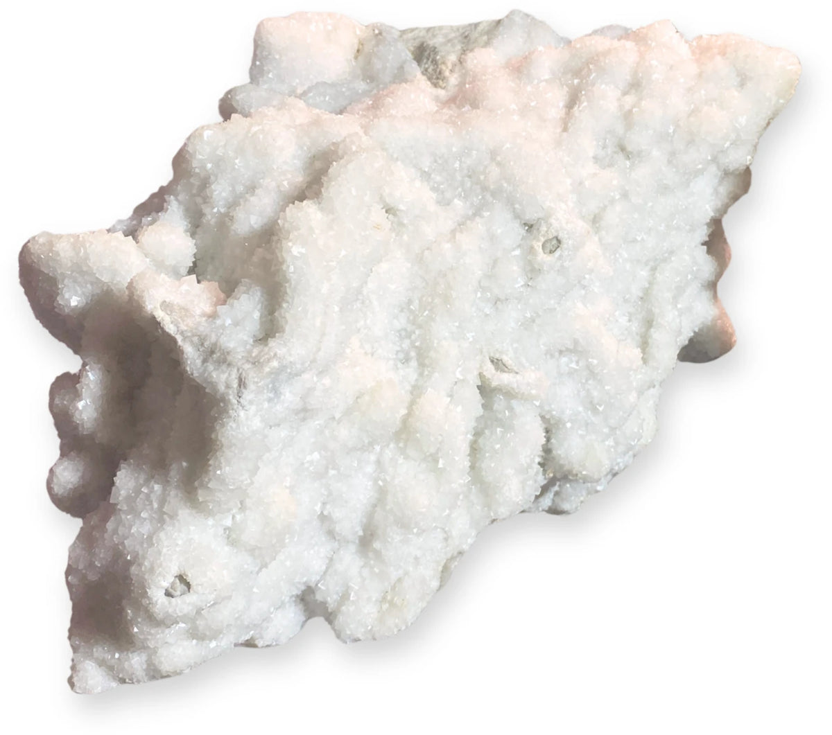 Kalcit kristallformation, vit, 28 x 40 x 30 cm, 25,2 kg, nr 5