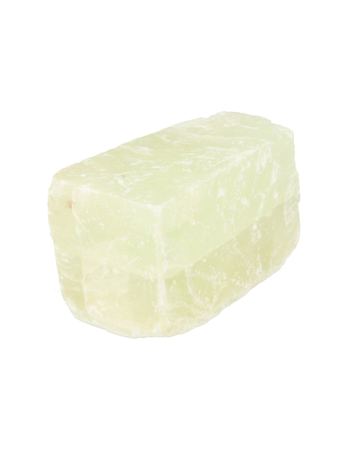 Kalcit grön dubbelspat, rå, från Mexiko, 200 till 300 g