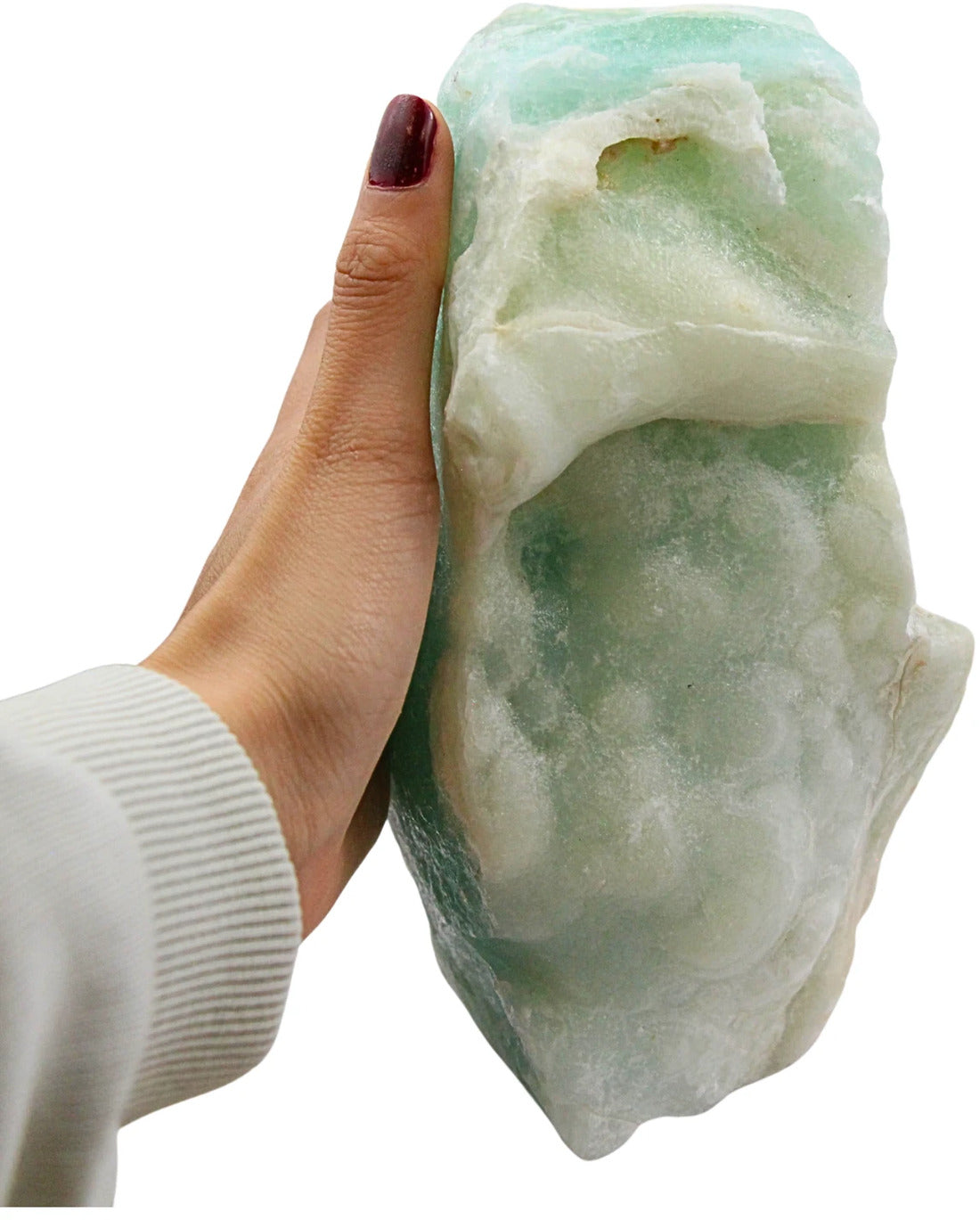 Kalcit grön, rå, 18,5 x 5,5 x 8 cm, 3 kg, nr 5