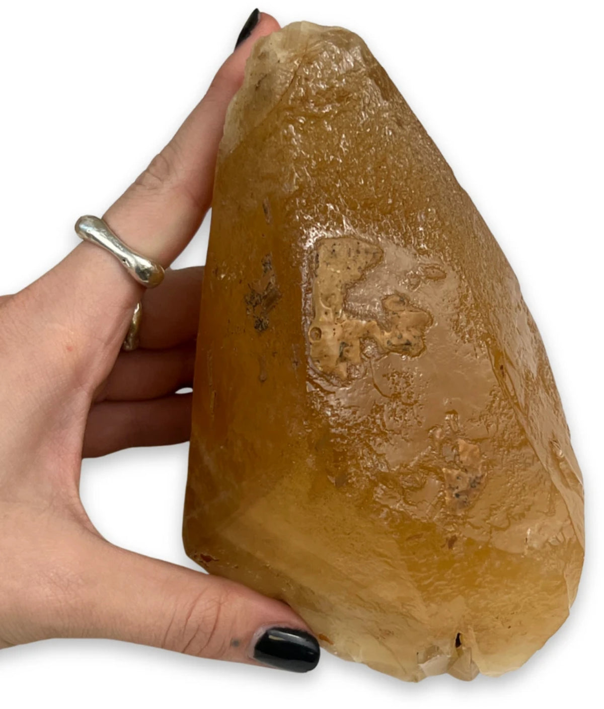 Kalcit honung spets, 15 cm, 1,16 kg, nr 16