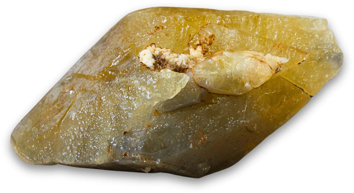 Honungskalcit spets, 19 cm, genomskinlig, nr 20