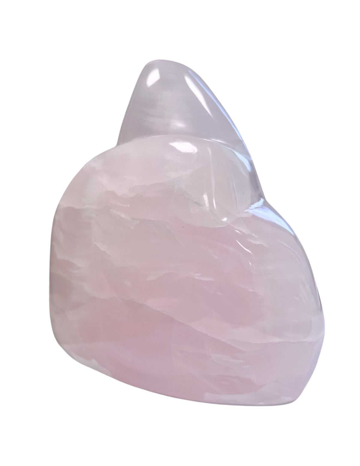 Mangankalcit skulptur, rosa, 12,5 x 11 x 7 cm, nr 21
