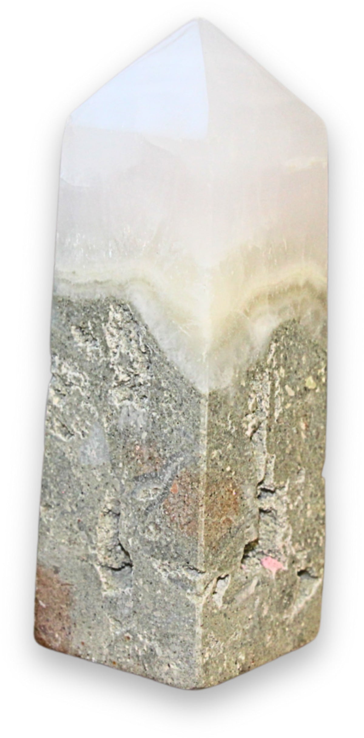 Mangankalcit obelisk, rosa kristall, 11 cm, nr 20
