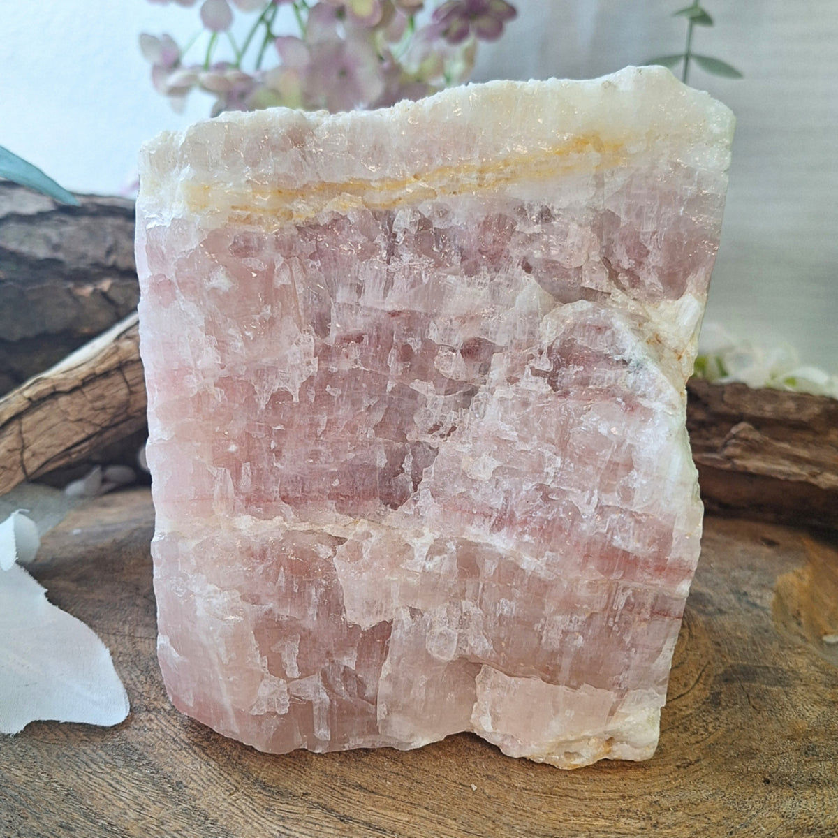 Mangankalcit rosa, rå, 14,2 x 11,5 x 9,8 cm, 3,1 kg, nr 5