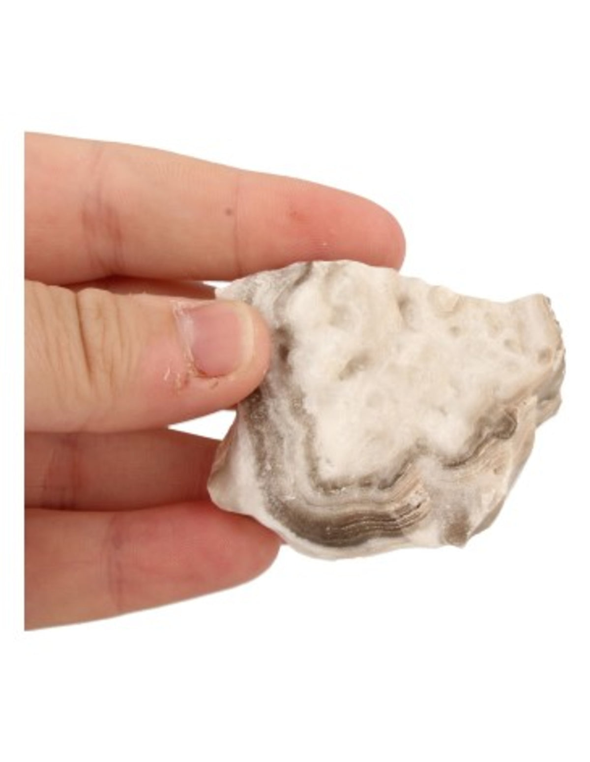 Kalcit zebra, råa stenar, bitar 3 till 5 cm, per kg