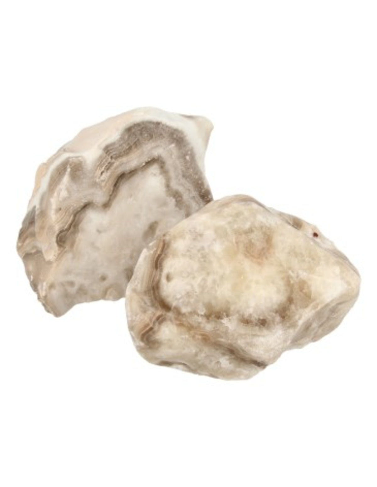 Kalcit zebra, råa stenar, bitar 3 till 5 cm, per kg