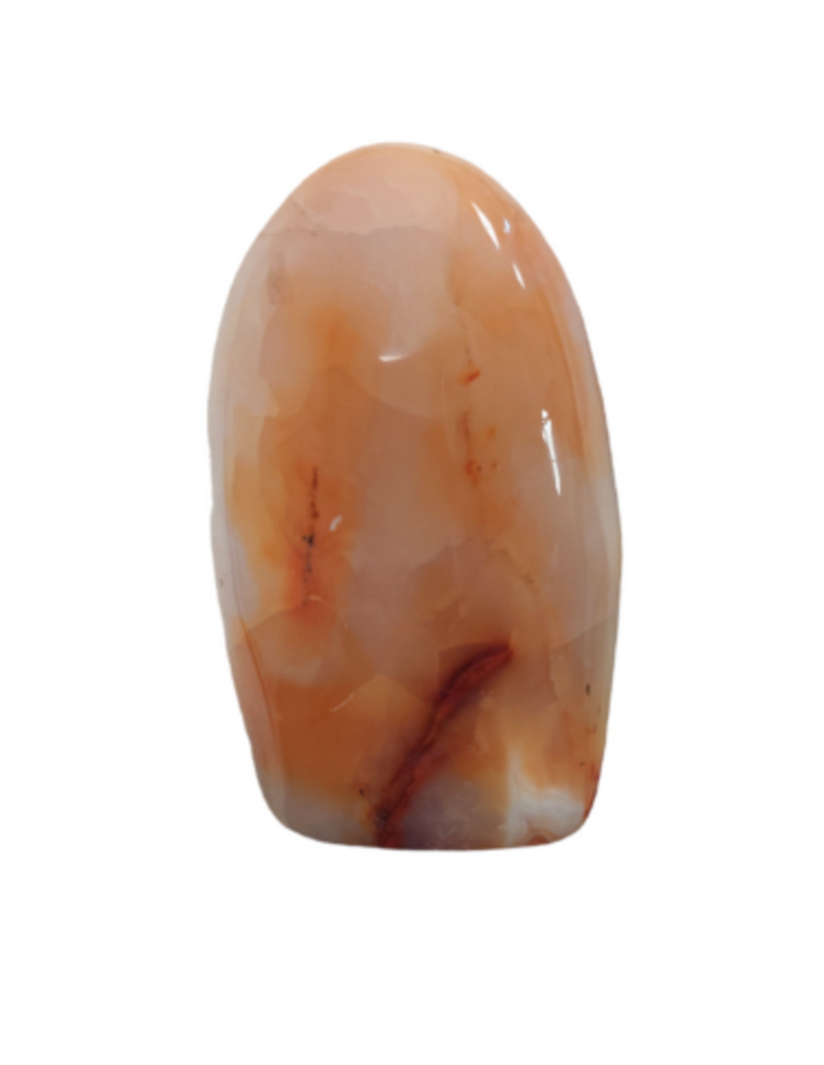 Karneol skulptur från Madagaskar, 400 till 500 g