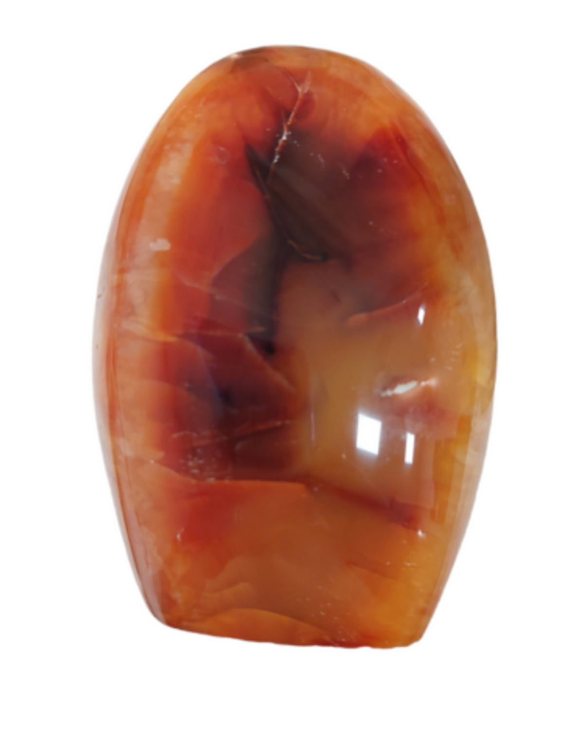 Karneol skulptur från Madagaskar, 500 till 600 g