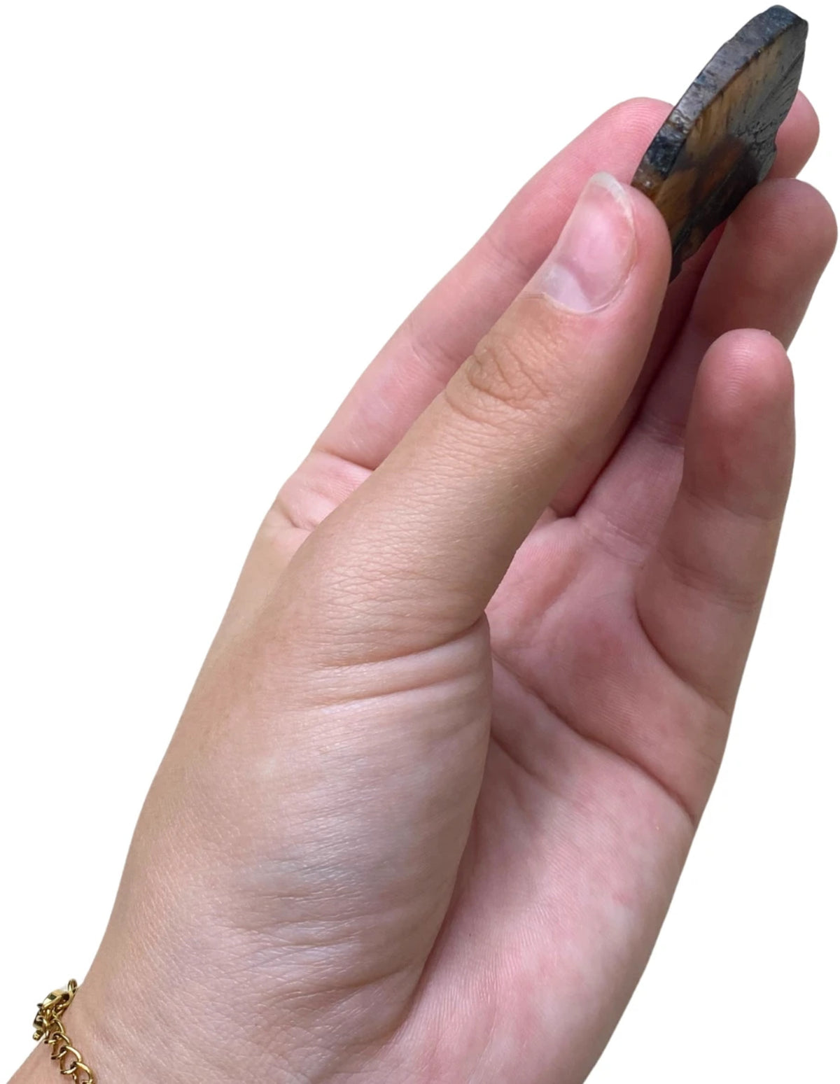 Kiastolit skiva, korsstenen, 2,5 till 4 cm
