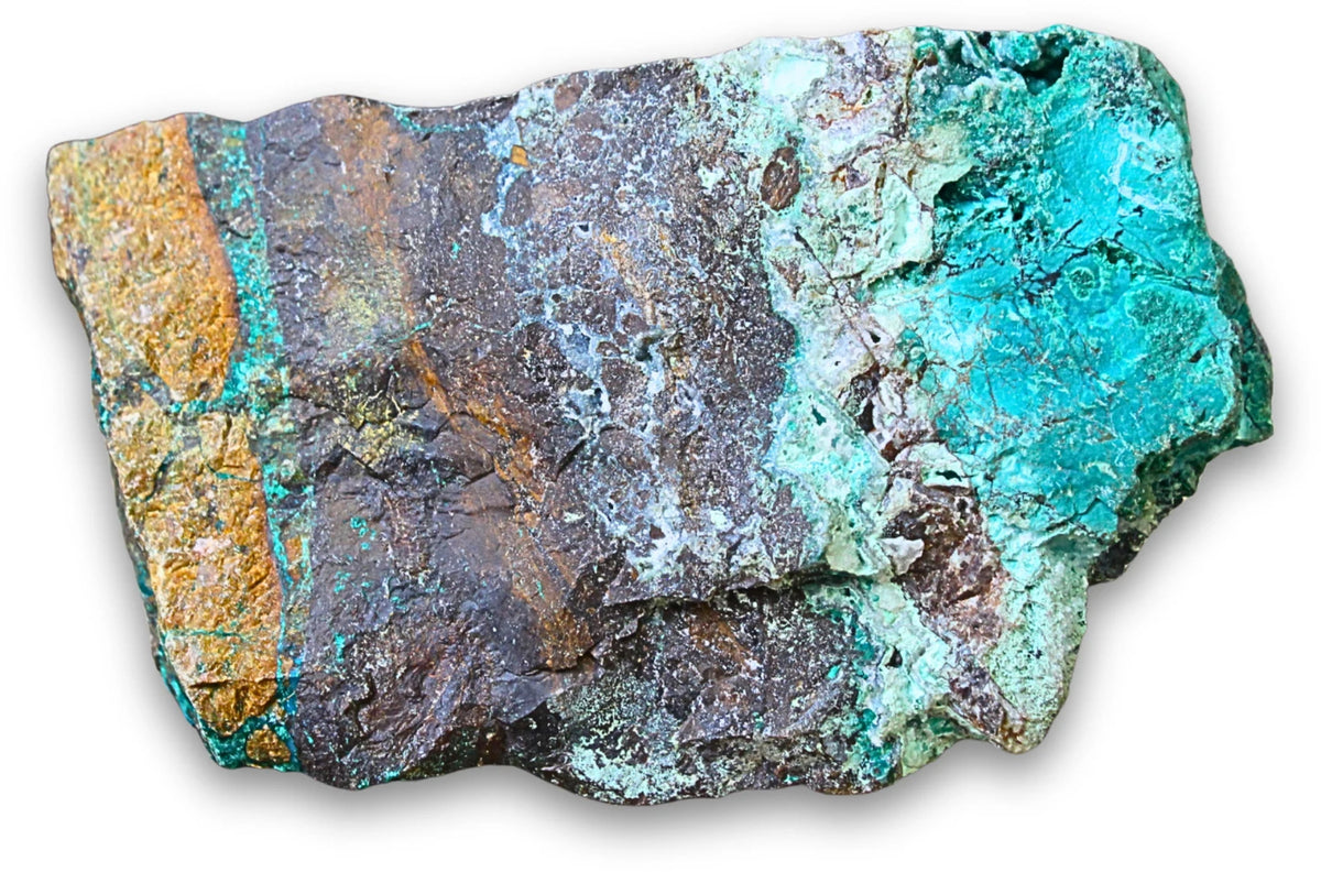 Krysokolla rå, 14,1 cm, Peru, nr 18