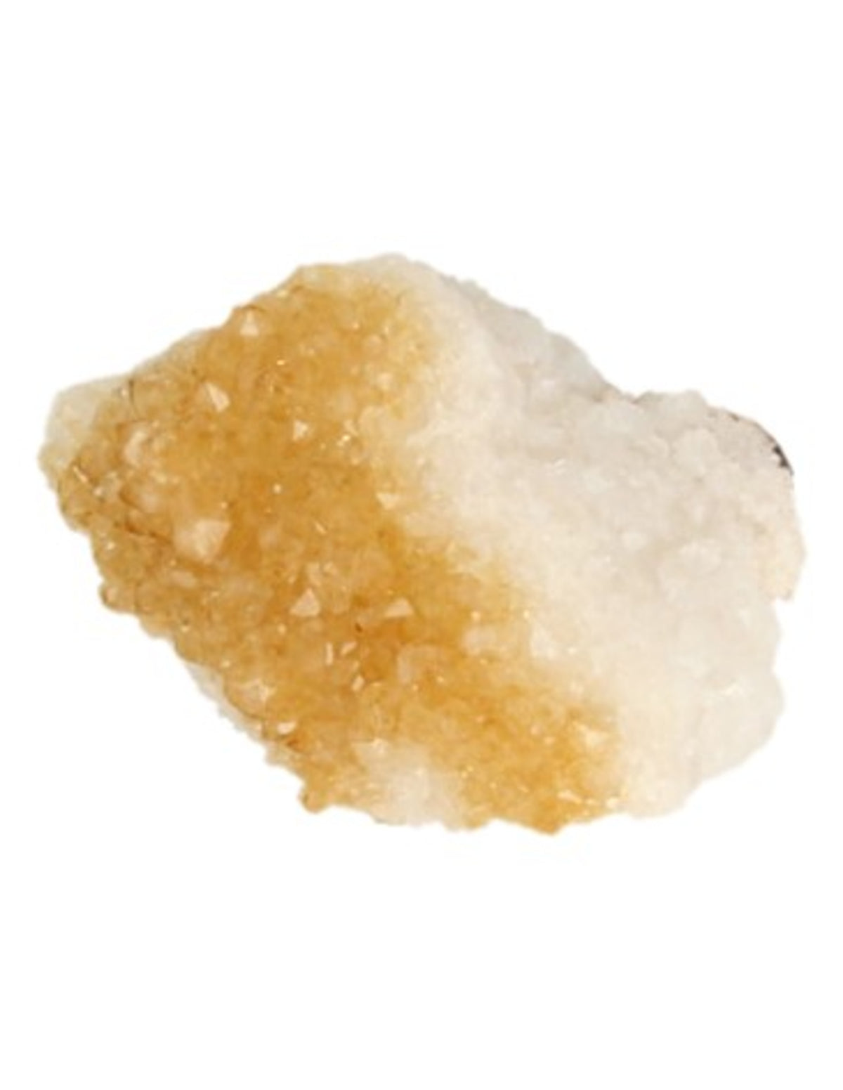 Citrin kristall, rå, upphettad, från Brasilien, 100 till 150 g