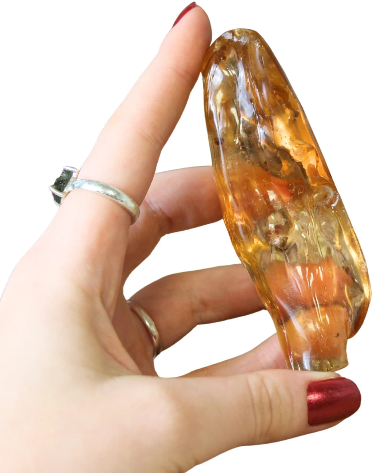 Kopal harts, polerad, 9,7 cm, nr 03
