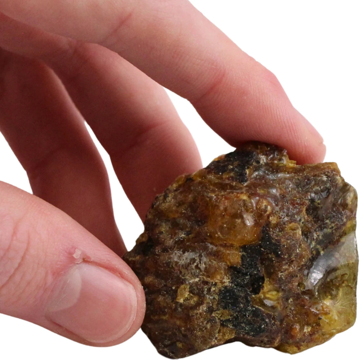 Kopal halvrå, honungsgul, 2,6 cm, nr 02