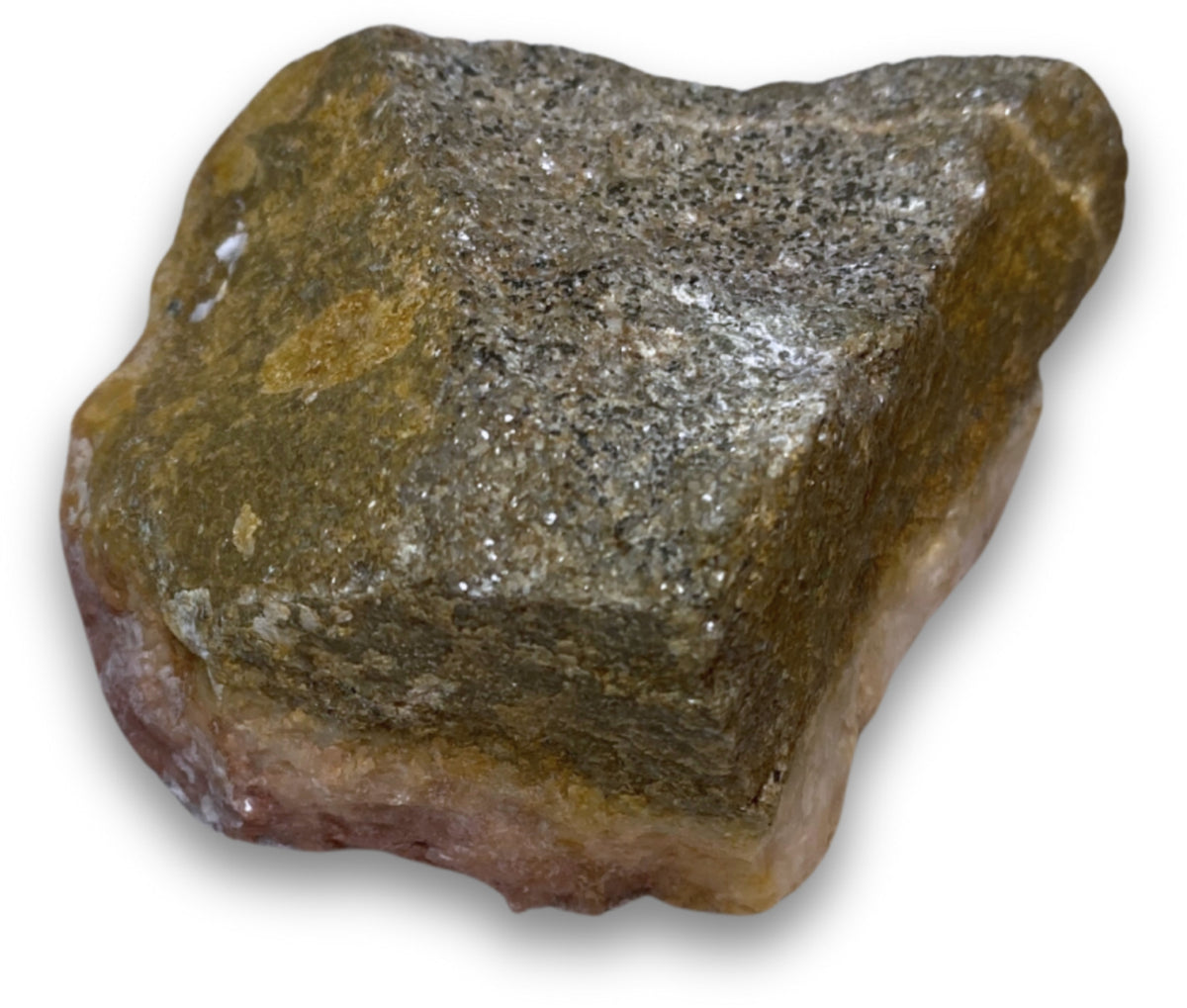 Dolomit med malakit och selenit, mineralprov, 6,8 cm, nr 07