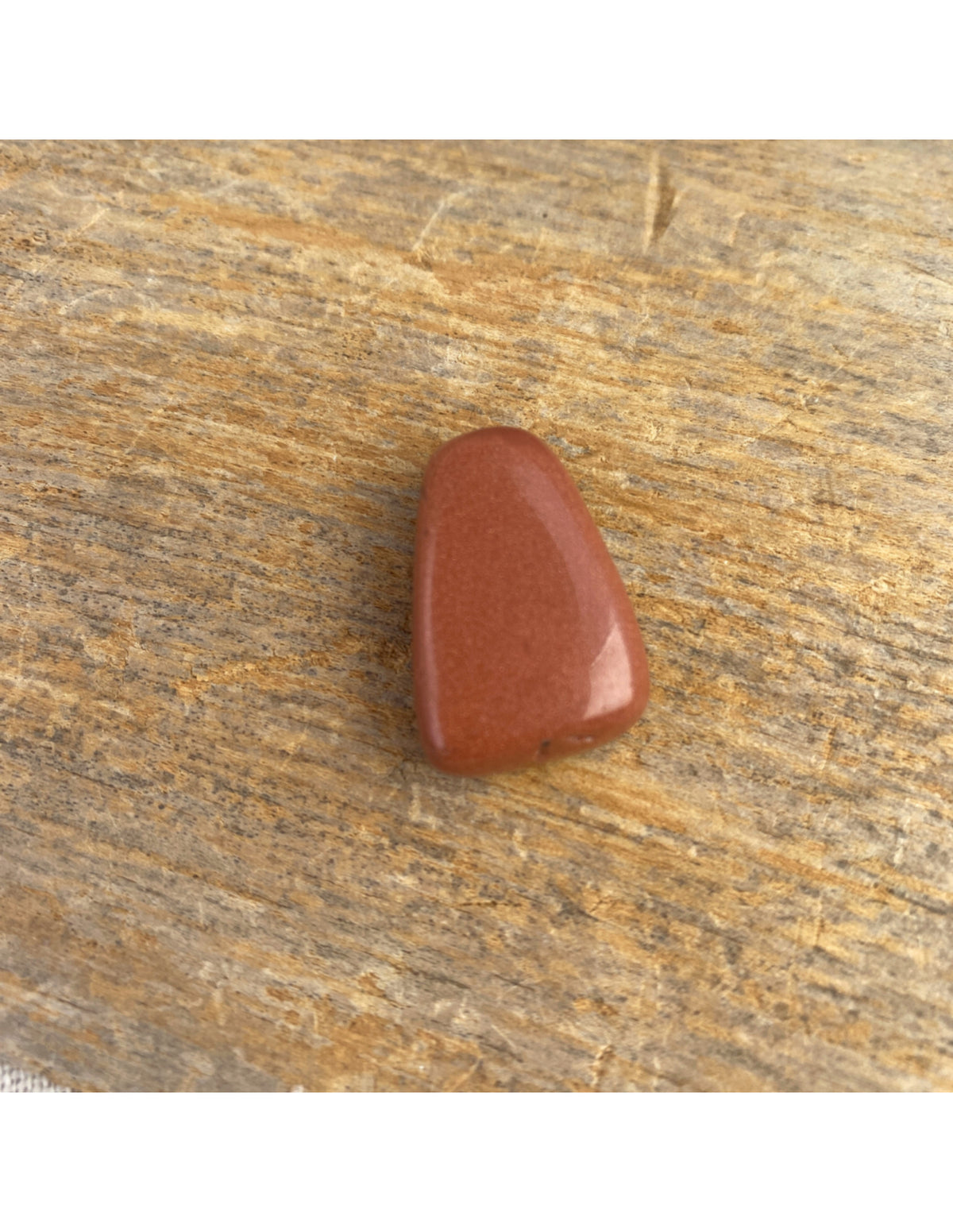 Guldsten hänge, borrad, 2,5 cm (glas)