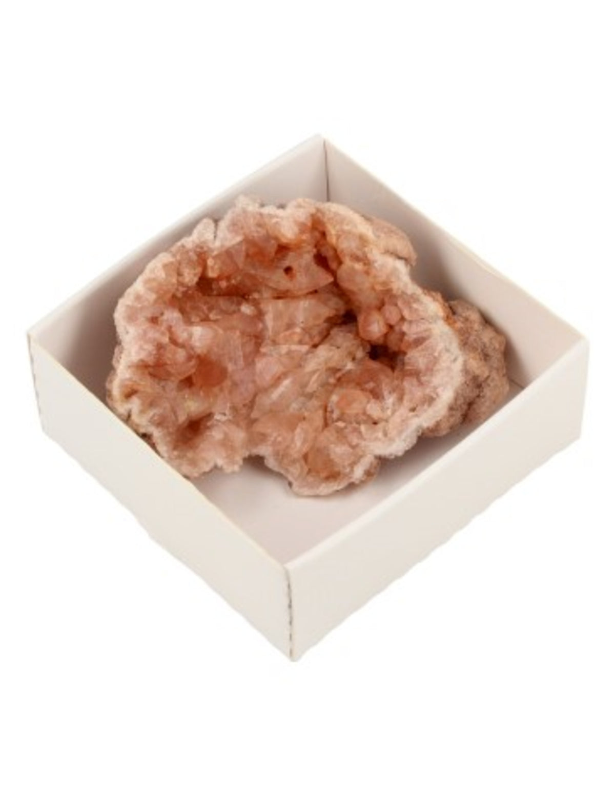 Rosa ametist i ask, stor bit, 4 till 6 cm