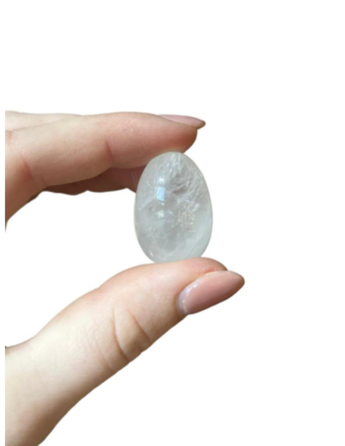 Bergkristall ägg, 30 x 20 mm
