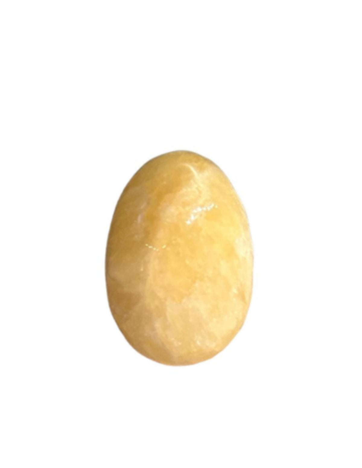 Gul kalcit ägg, 30 x 20 mm