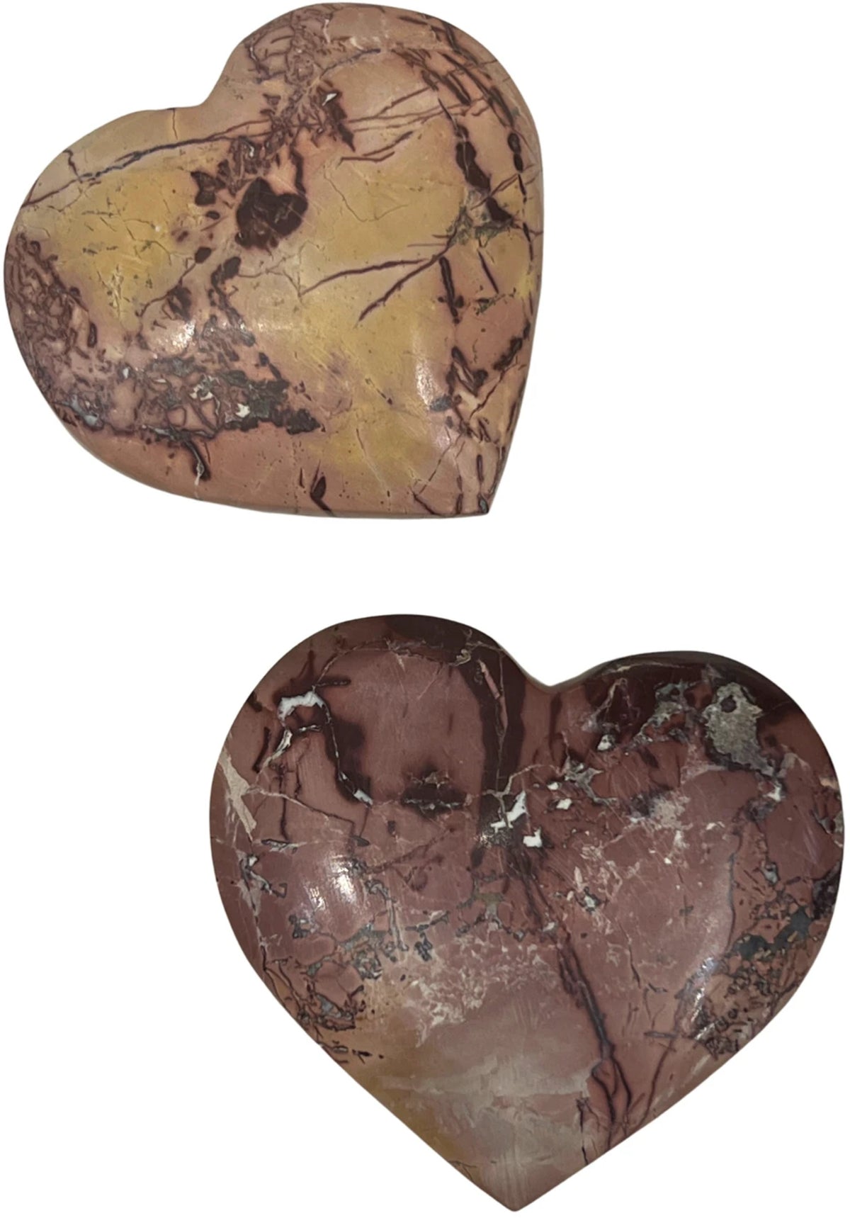 Mookait hjärta, 6 cm