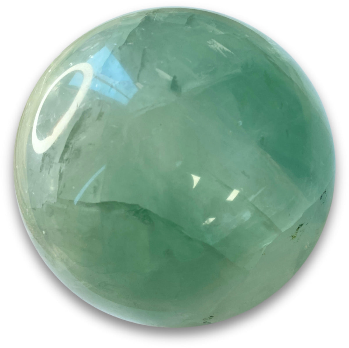 Fluorit kula, grön, 10 cm, nr 241