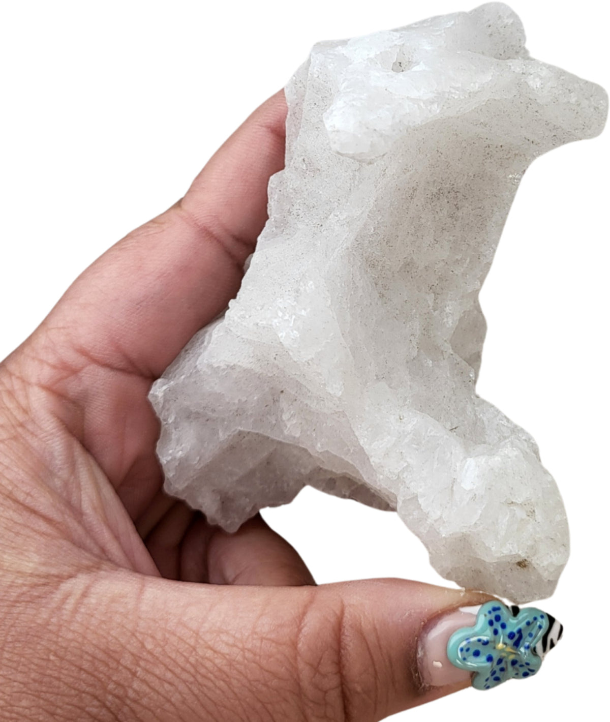 Älvkvarts rå kristall, 10 cm, nr 13 (185 g)